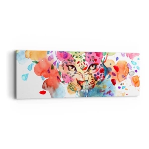 Cuadro sobre lienzo - Impresión de Imagen - La bella y la bestia - 90x30 cm