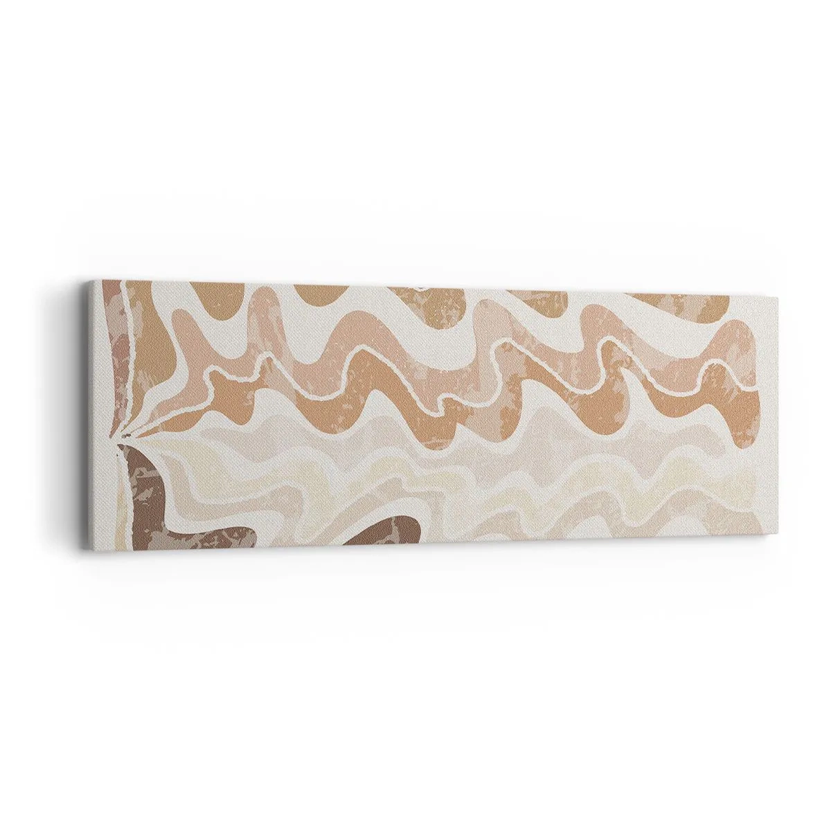 Cuadro sobre lienzo - Impresión de Imagen - Buena energía - buenas emociones - 90x30 cm