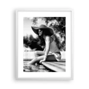 Póster en marco blanco - Un sueño de verano - 40x50 cm