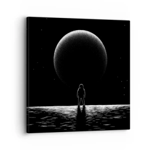 Cuadro sobre lienzo - Impresión de Imagen - Cara a cara - 30x30 cm