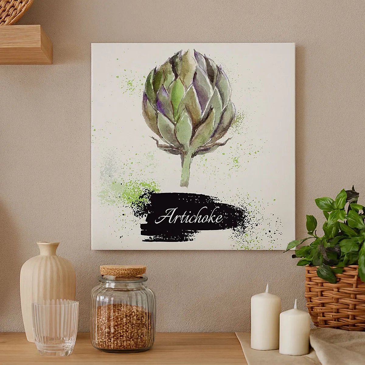 Cuadro sobre lienzo - Impresión de Imagen - El sabor del otoño - 30x30 cm