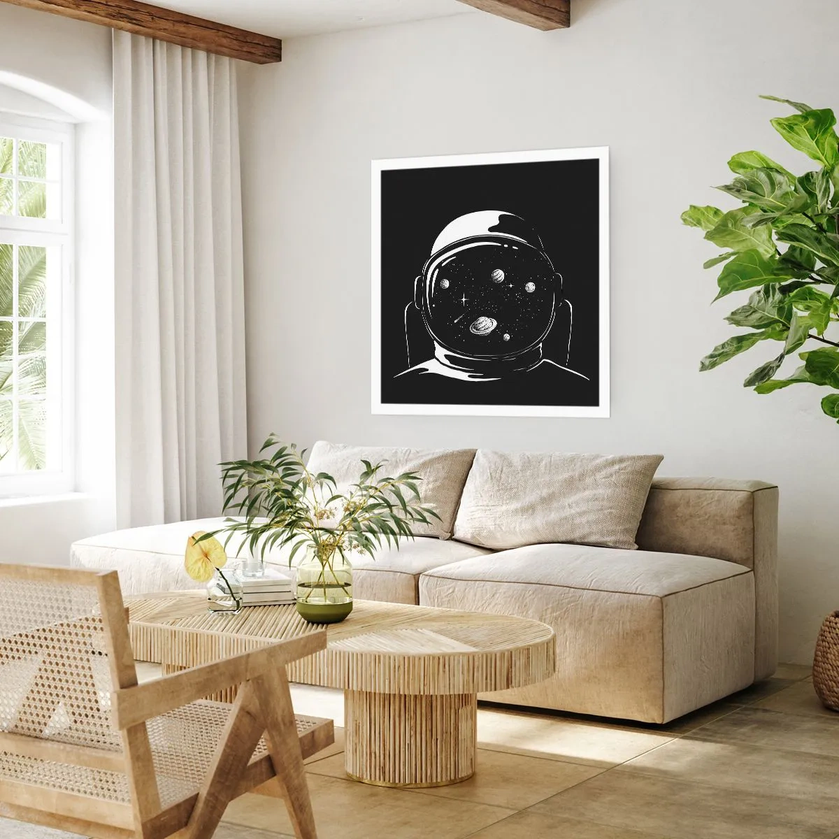 Póster - Bonita vista - 40x40 cm