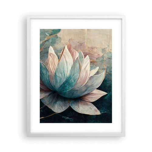 Póster en marco blanco - Estrellas de lago - 40x50 cm