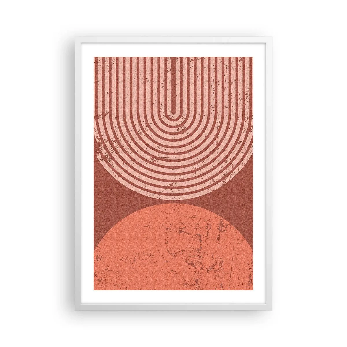 Póster en marco blanco - Estrecha relación - 50x70 cm