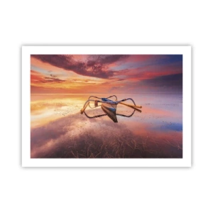 Póster - Calma de una tarde tropical - 70x50 cm