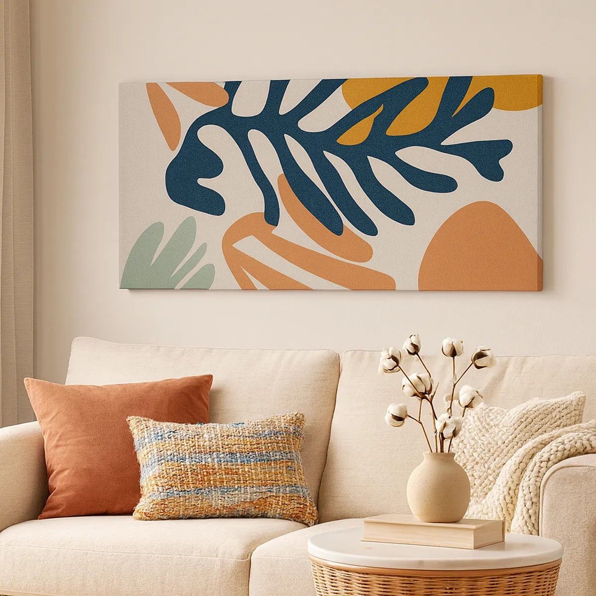 Cuadro sobre lienzo - Impresión de Imagen - Mares de coral - 30x30 cm