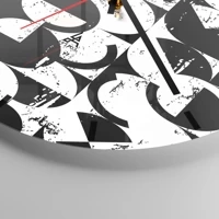 Esfera sin numeración, con rayas