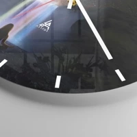 Esfera sin numeración, con rayas