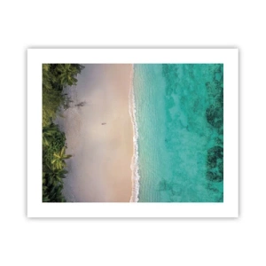 Póster - Playa del paraíso - 50x40 cm