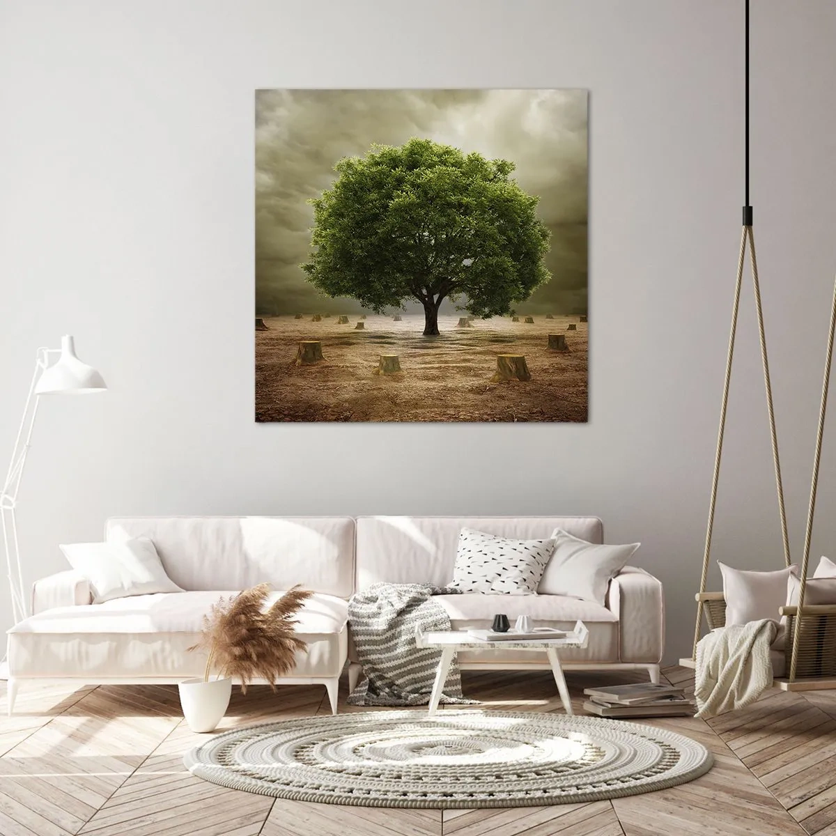 Cuadro sobre lienzo - Impresión de Imagen - La esperanza - 70x70 cm