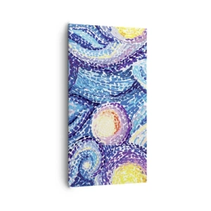 Cuadro sobre lienzo - Impresión de Imagen - De un cuadro de Van Gogh - 65x120 cm