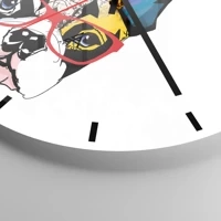 Esfera sin numeración, con rayas