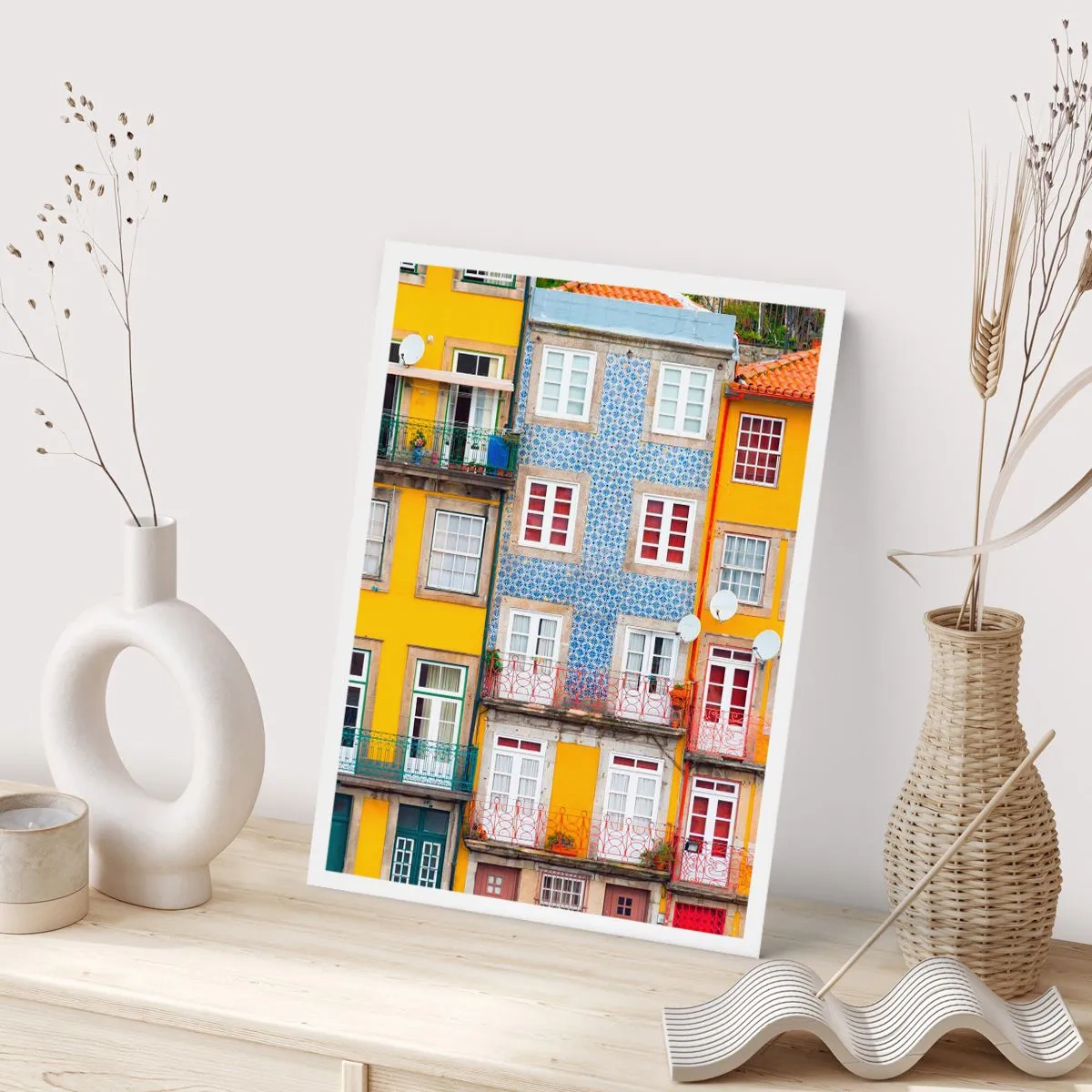 Póster - Los colores de la ciudad vieja - 70x100 cm