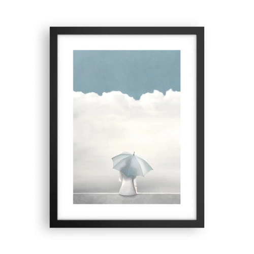 Póster en marco negro - En el límite de la realidad y los sueños - 30x40 cm