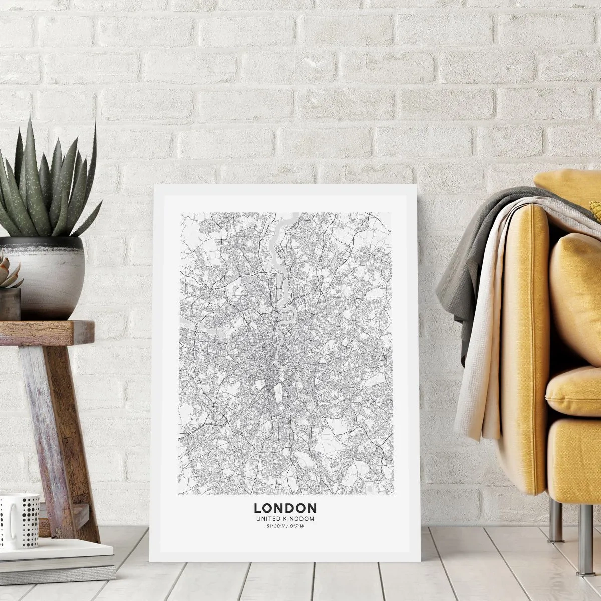 Póster - Un mapa del laberinto de Londres - 61x91 cm