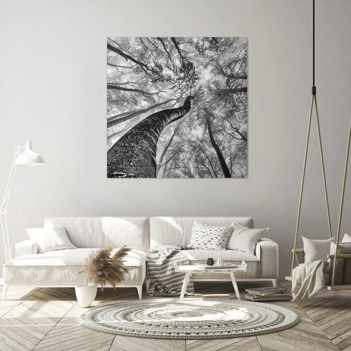 Cuadro sobre lienzo - Impresión de Imagen - Carrera hacia la luz - 30x30 cm