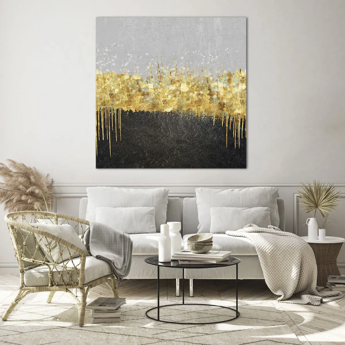 Cuadro sobre vidrio - Impresiones sobre Vidrio - Hacia arriba y hacia abajo - 50x50 cm
