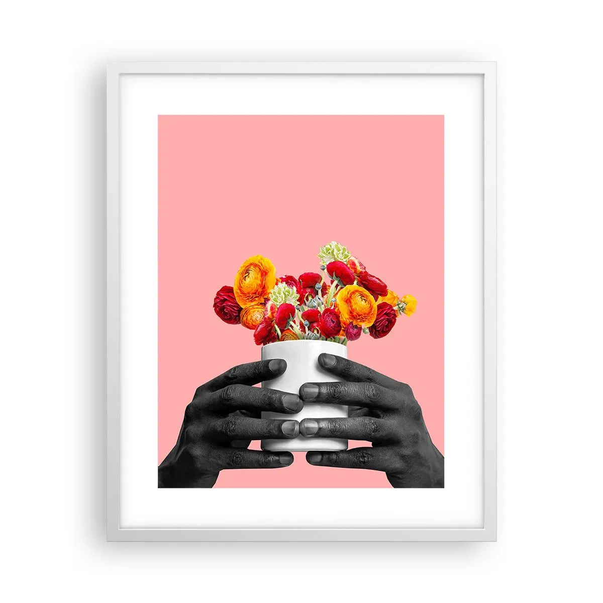 Póster en marco blanco - La apoteosis de la vida - 40x50 cm