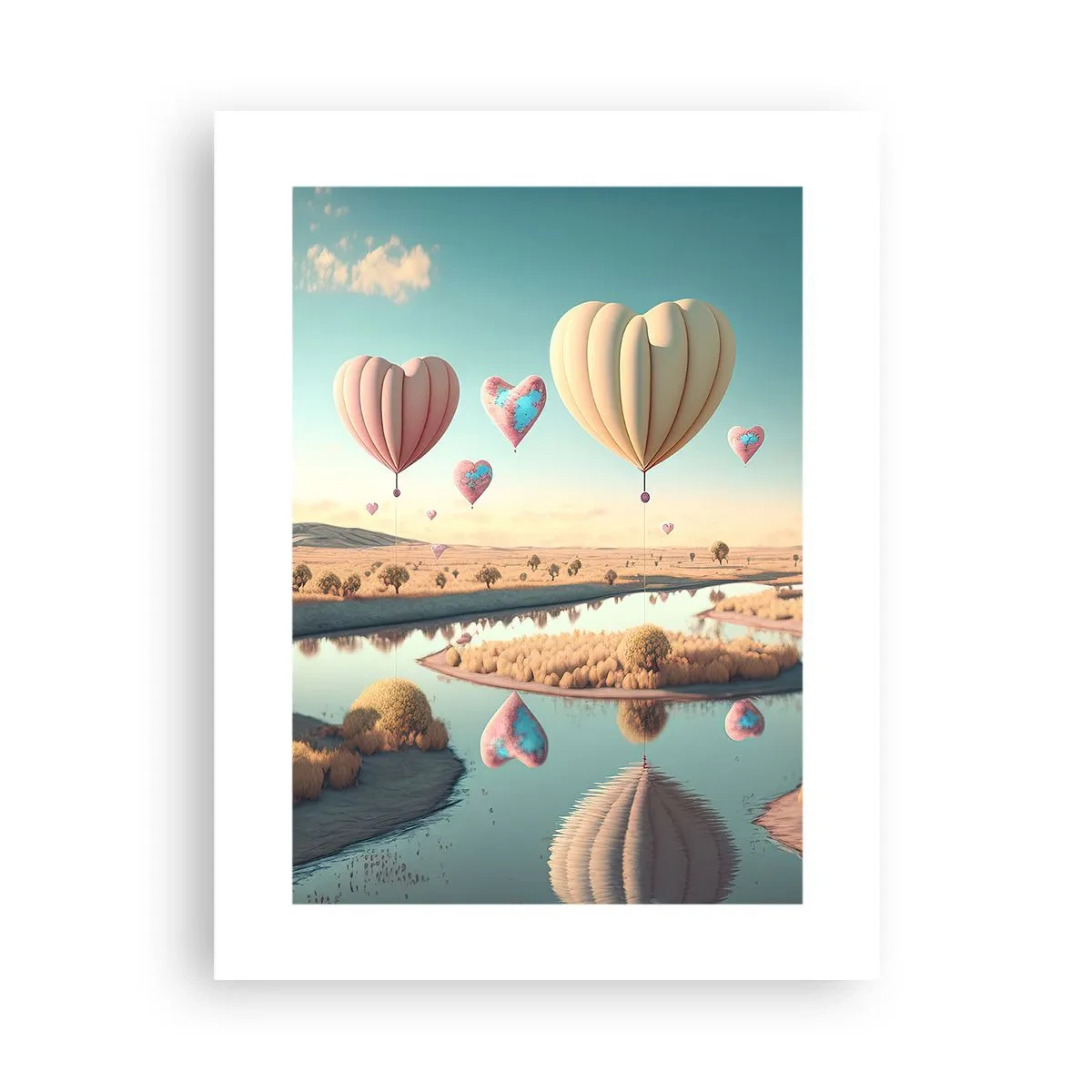 Póster - El amor te hace volar - 30x40 cm