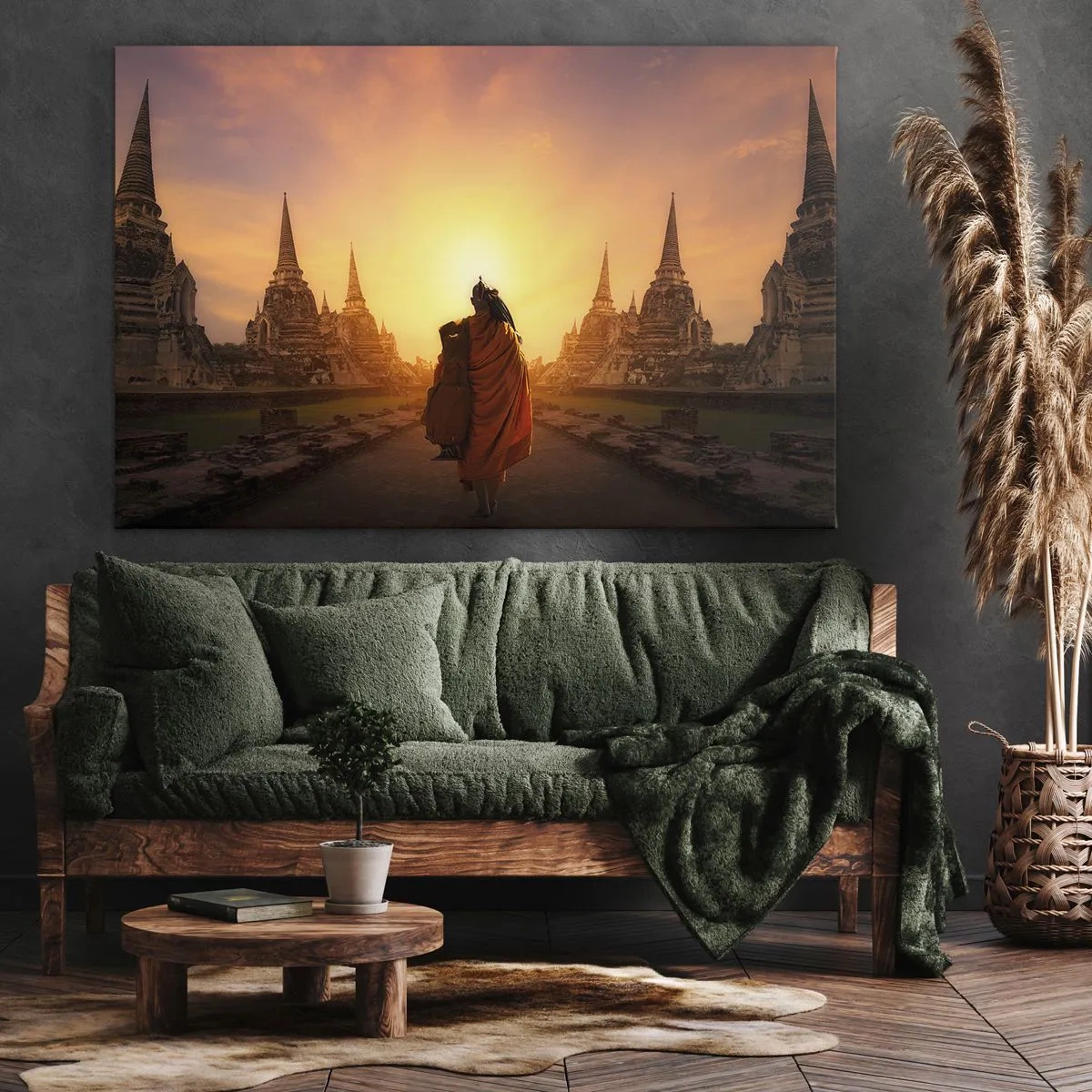 Cuadro sobre lienzo - Impresión de Imagen - En paz por la eternidad - 70x50 cm