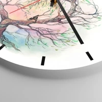 Esfera sin numeración, con rayas