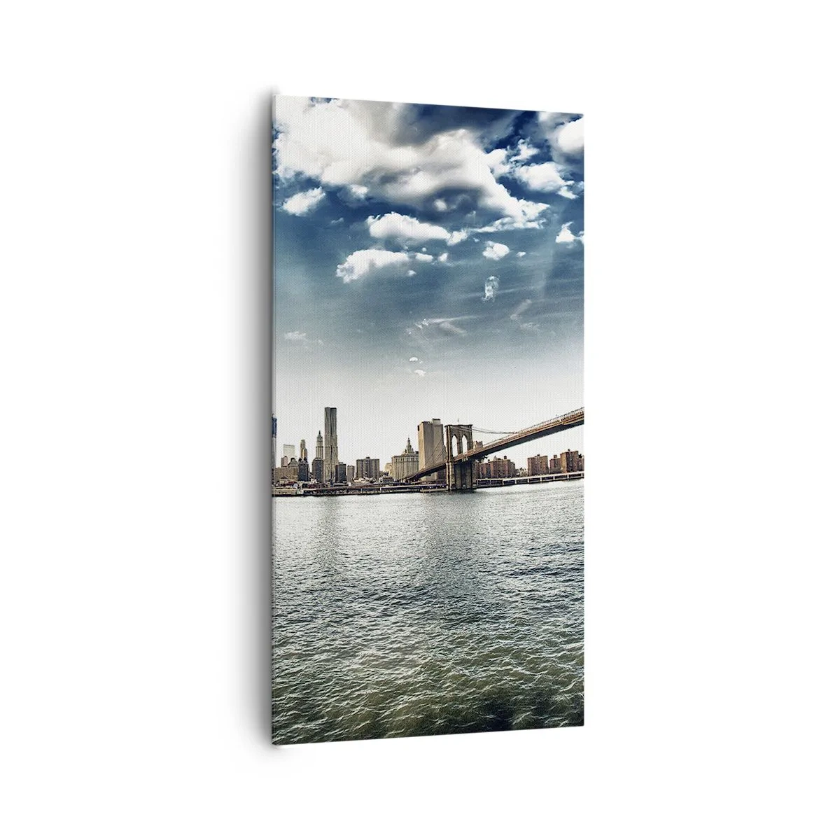 Cuadro sobre lienzo - Impresión de Imagen - Isla de cristal - 65x120 cm