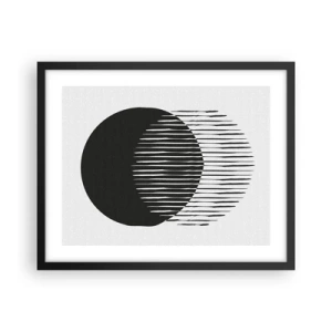 Póster en marco negro - Su alter ego - 50x40 cm