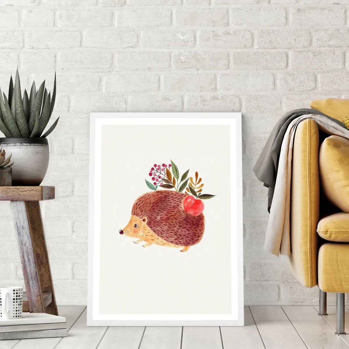 Póster en marco blanco - Y ya te gusto - 40x50 cm