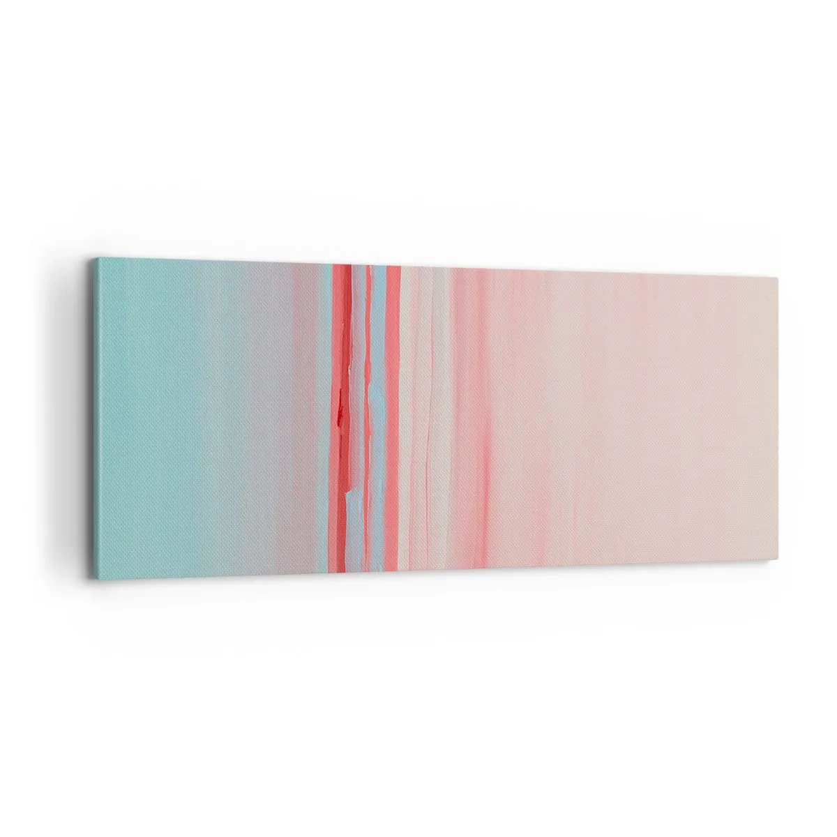 Cuadro sobre lienzo - Impresión de Imagen - Abstracción al amanecer - 100x40 cm