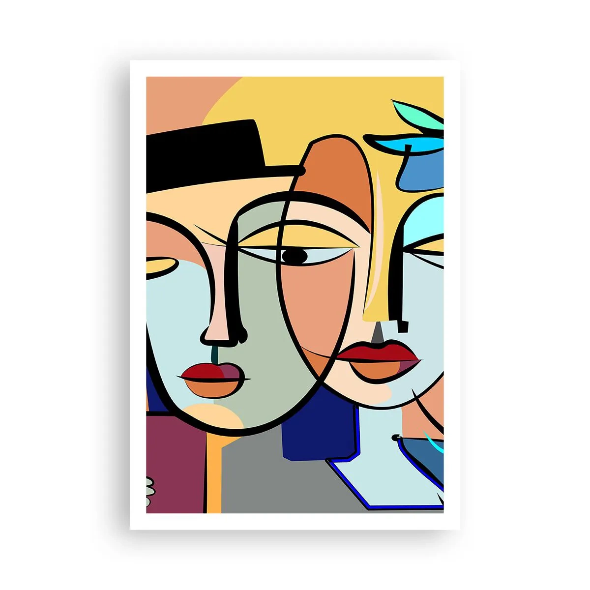 Póster - Randez vous de Picasso - 70x100 cm