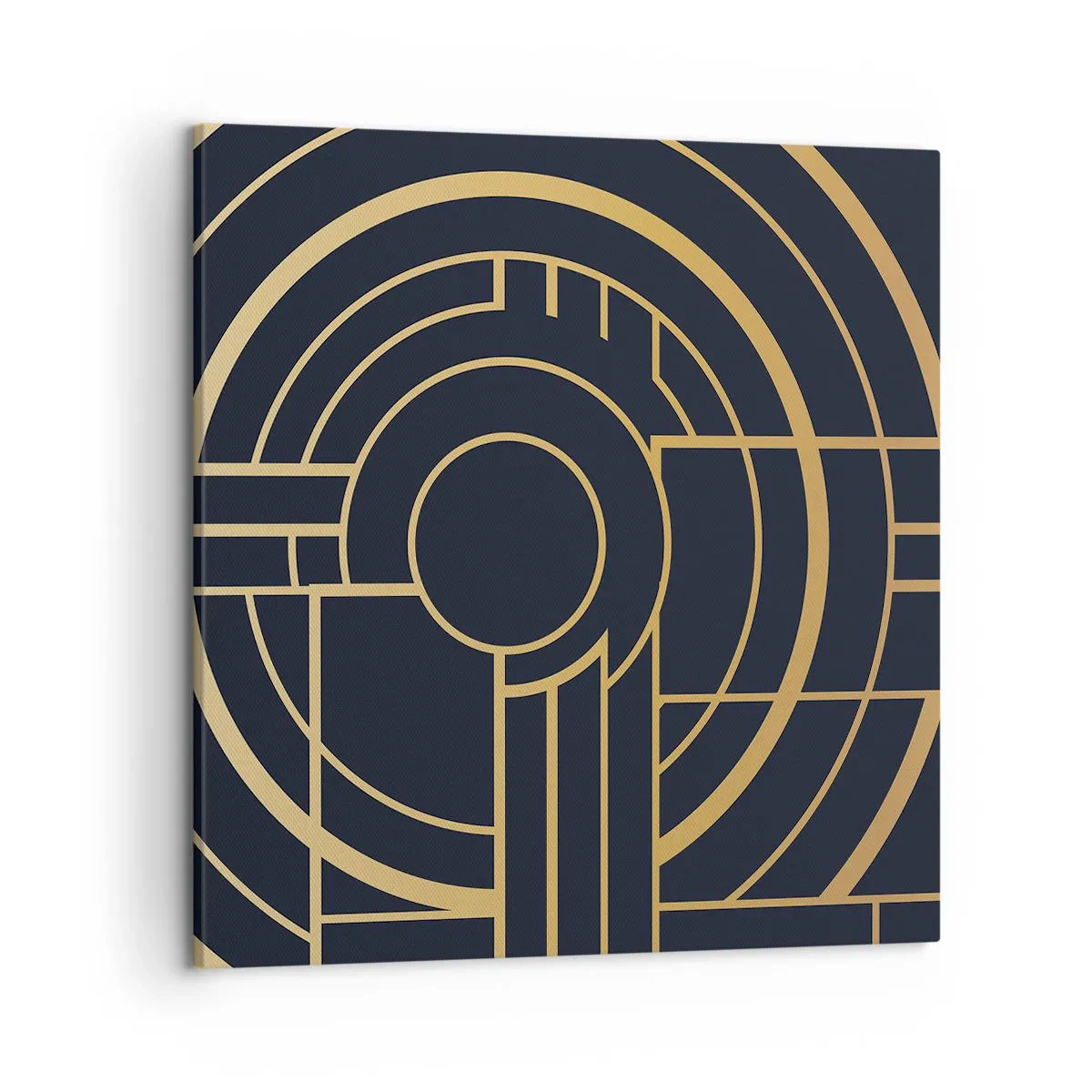 Cuadro sobre lienzo - Impresión de Imagen - Giro de los elementos - 50x50 cm