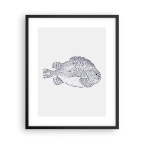 Póster en marco negro - Para el álbum del naturalista - 40x50 cm