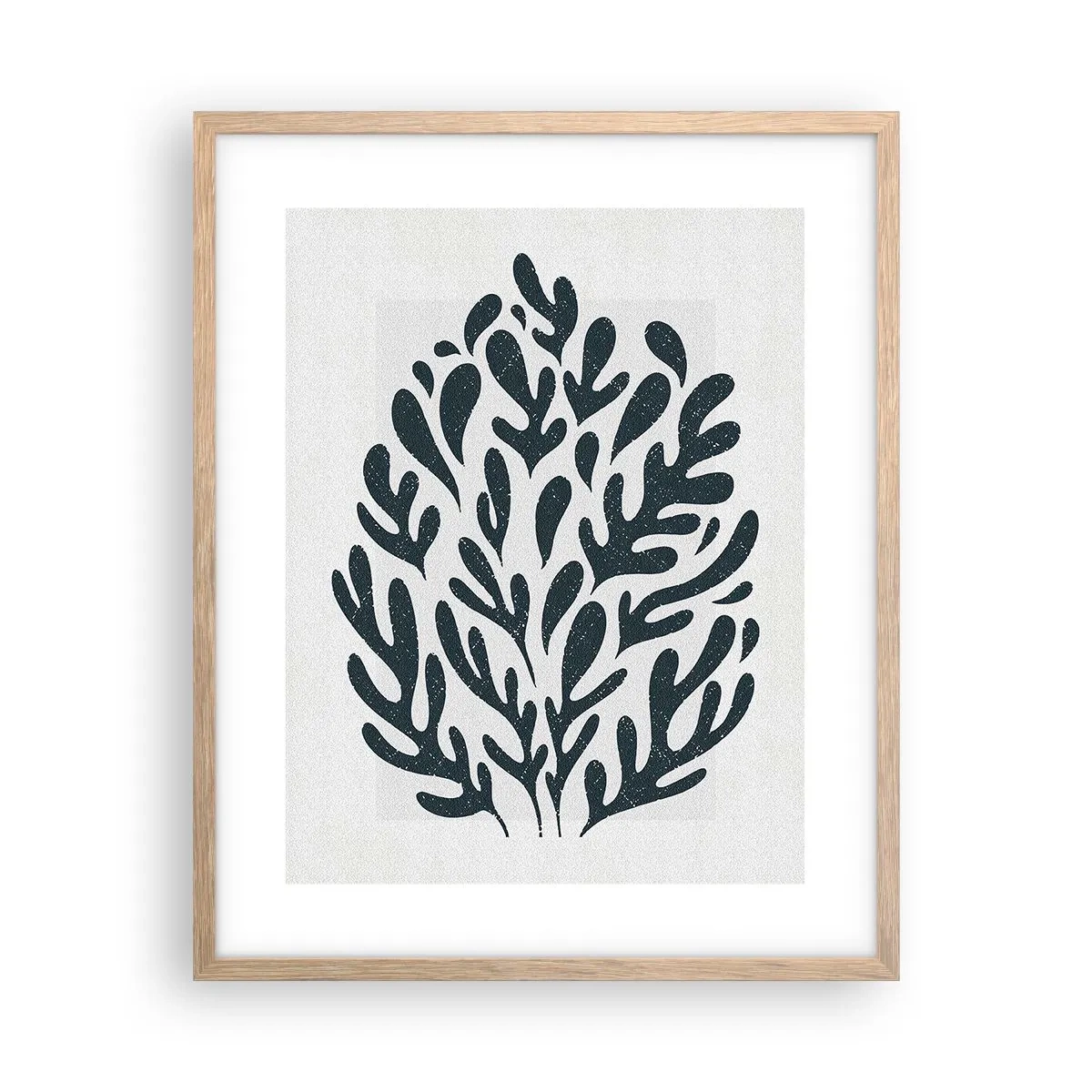 Póster en marco roble claro - Formas de la naturaleza - 40x50 cm