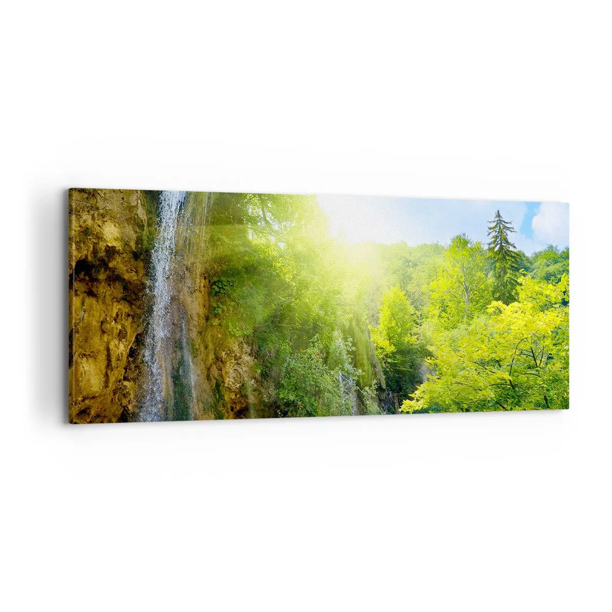 Cuadro sobre lienzo - Impresión de Imagen - Debe ser el Edén - 100x40 cm