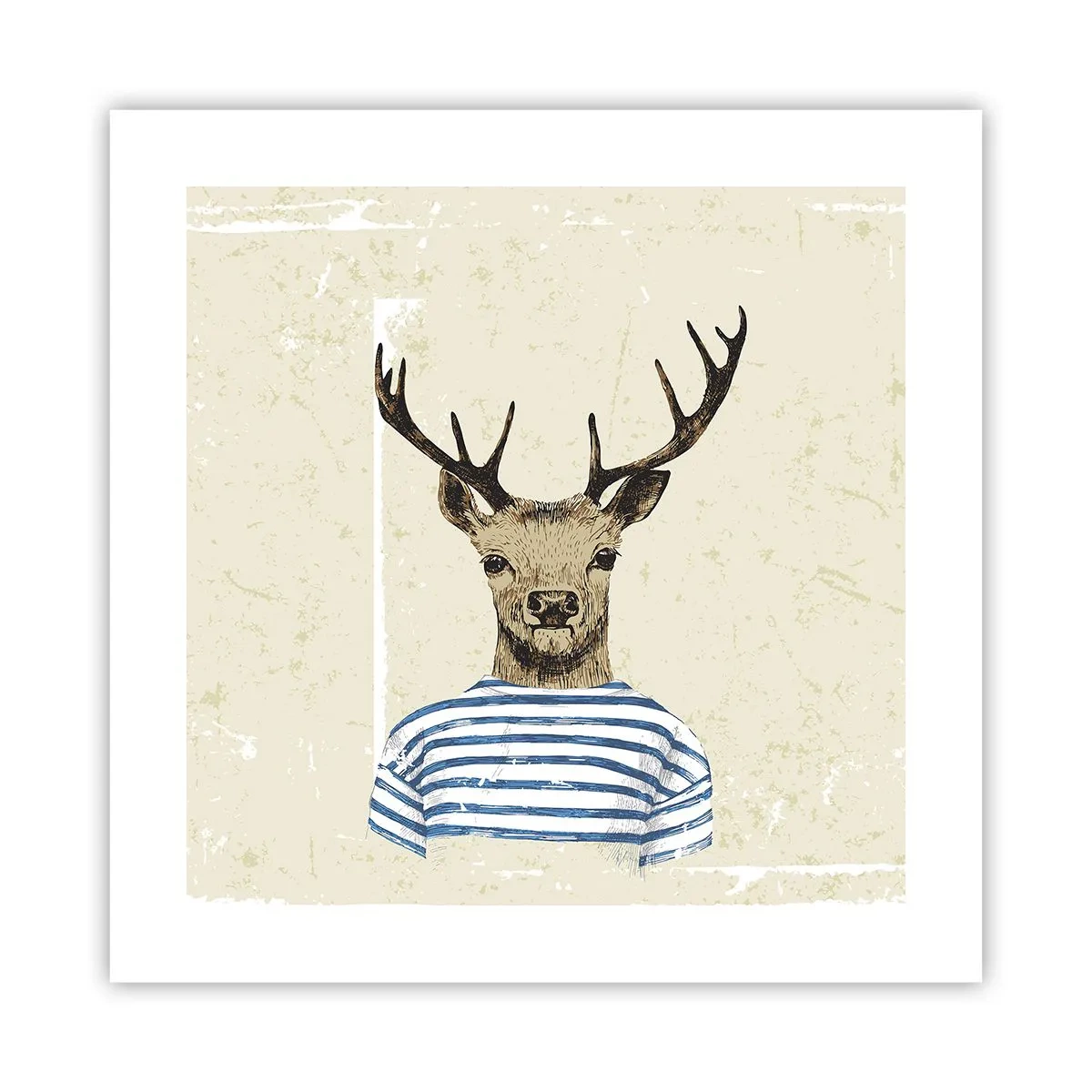 Póster - Porque me gustan las camisas de rayas - 40x40 cm