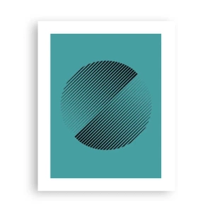 Póster - El círculo: una variación geométrica - 40x50 cm