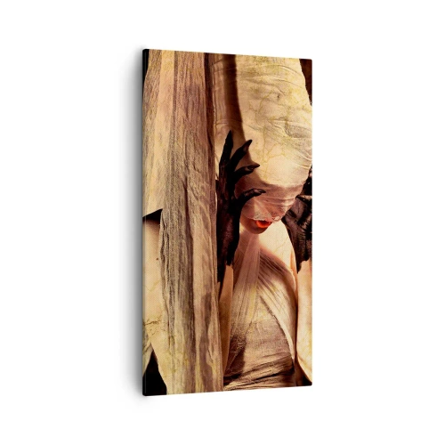 Cuadro sobre lienzo - Impresión de Imagen - Entre el bien y el mal - 55x100 cm