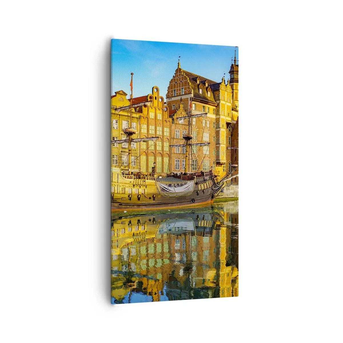 Cuadro sobre lienzo - Impresión de Imagen - Un espejo del pasado - 65x120 cm