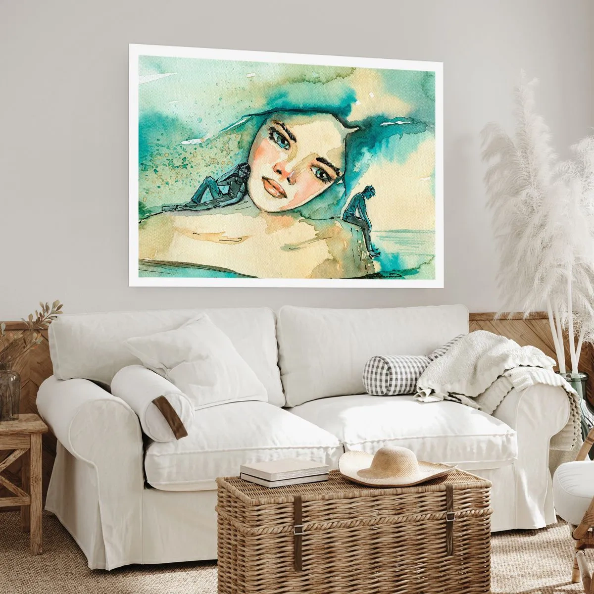 Póster - ¿Soy azul? - 40x30 cm