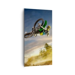 Cuadro sobre lienzo - Impresión de Imagen - ¡Enciende tus emociones! - 65x120 cm