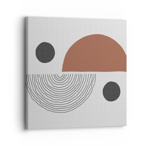 Cuadro sobre lienzo - Impresión de Imagen - La perfección del círculo - 30x30 cm
