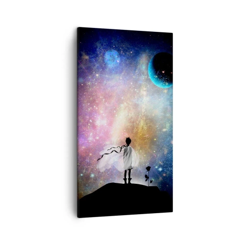 Cuadro sobre lienzo - Impresión de Imagen - El principito - 45x80 cm