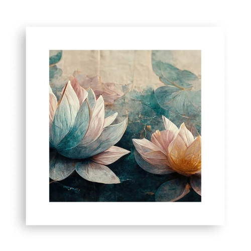 Póster - Estrellas de lago - 30x30 cm