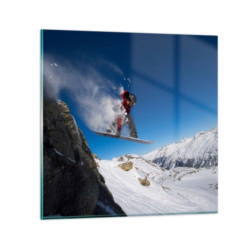 Cuadro sobre vidrio - Impresiones sobre Vidrio - Y te convertiste en parte del lugar - 70x70 cm