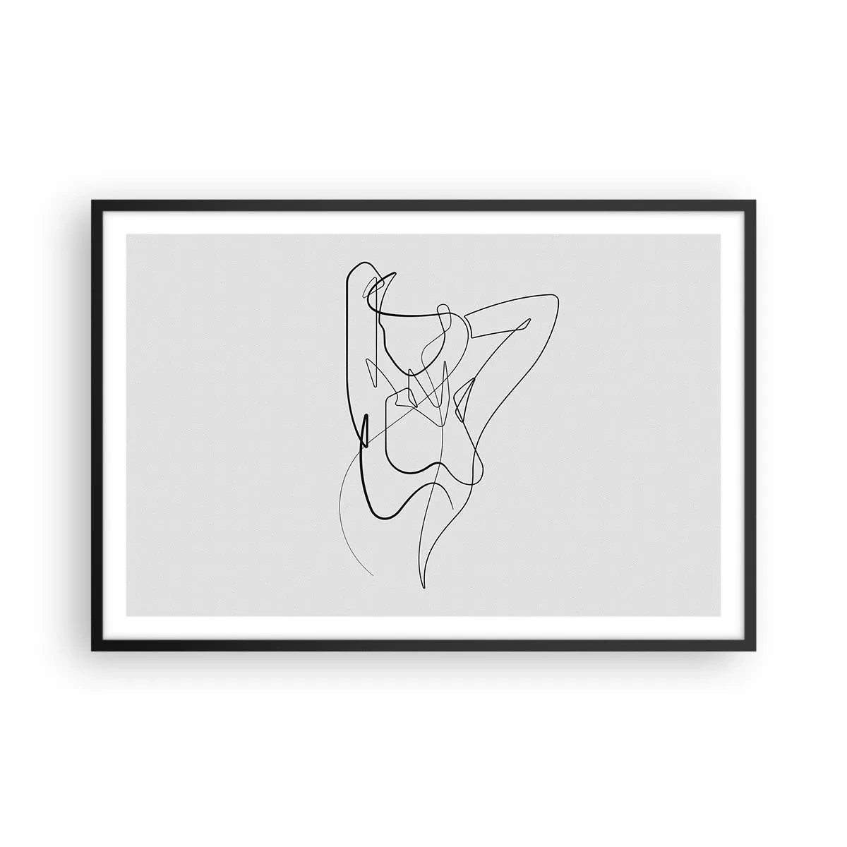 Póster en marco negro - Realmente, tal y como eres - 91x61 cm