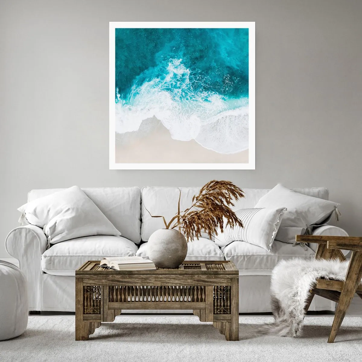 Póster - Una caricia natural - 30x30 cm