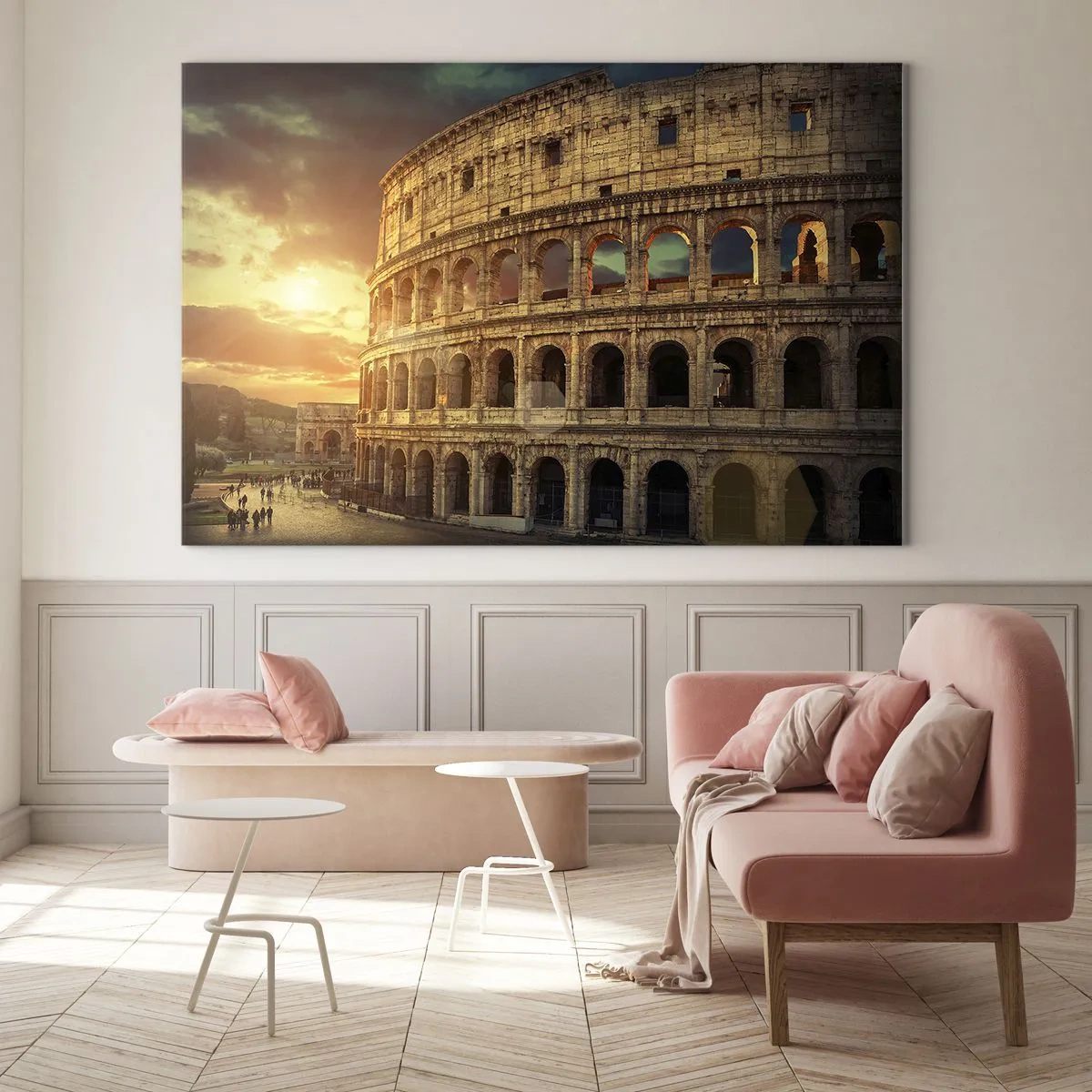 Cuadro sobre vidrio - Impresiones sobre Vidrio - Una impresión colosal - 70x50cm - Una impresión colosal - Decoración de pared moderna para salón y dormitorio ARTTOR