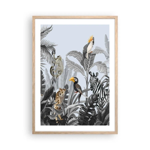 Póster en marco roble claro - Un cuento de hadas africano - 50x70 cm