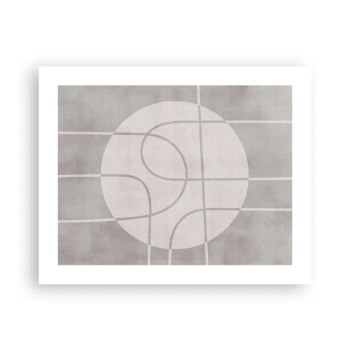 Póster - Circular y rectilíneo - 50x40 cm