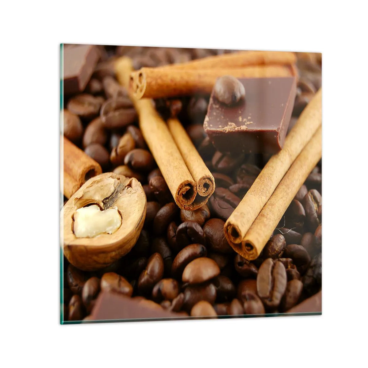 Cuadro sobre vidrio - Impresiones sobre Vidrio - Concierto de aromas - 50x50 cm